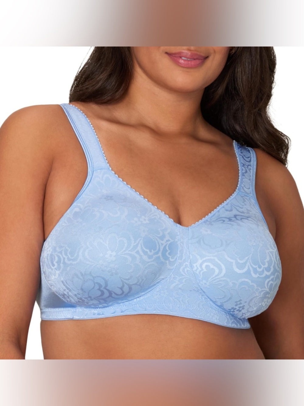 PLAYTEX Women’s 18 Hour Ultimate Lift and Support Wire Free Bra Zen Blue 38B